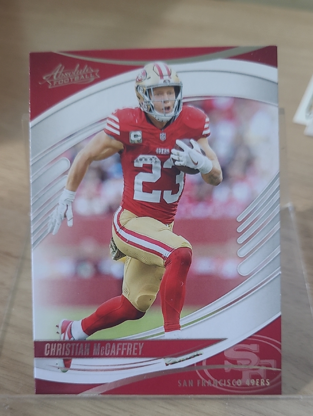 Christian McCaffrey San Francisco 49ers Football Card - 2025 Absolute